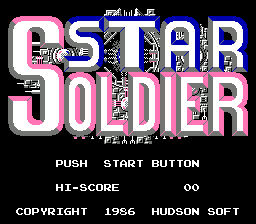 Star Soldier (Japan) (Sample)
